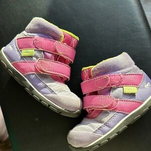 Kids Pink and Purple Boots - See Kai Run